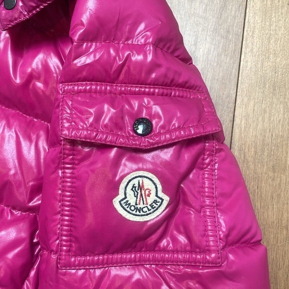 Moncler women’s Bady Giubbotto down puffer winter coat jacket pink hood  1 (XS) - Picture 13 of 16